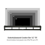 Middlebrook Designs Floating Wall-Mounted TV Stand