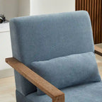 30.31   Linen Blend Upholstered 360 Swivel Accent Chair