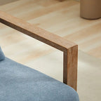 30.31   Linen Blend Upholstered 360 Swivel Accent Chair