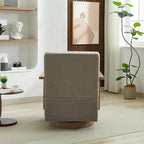 30.31   Linen Blend Upholstered 360 Swivel Accent Chair