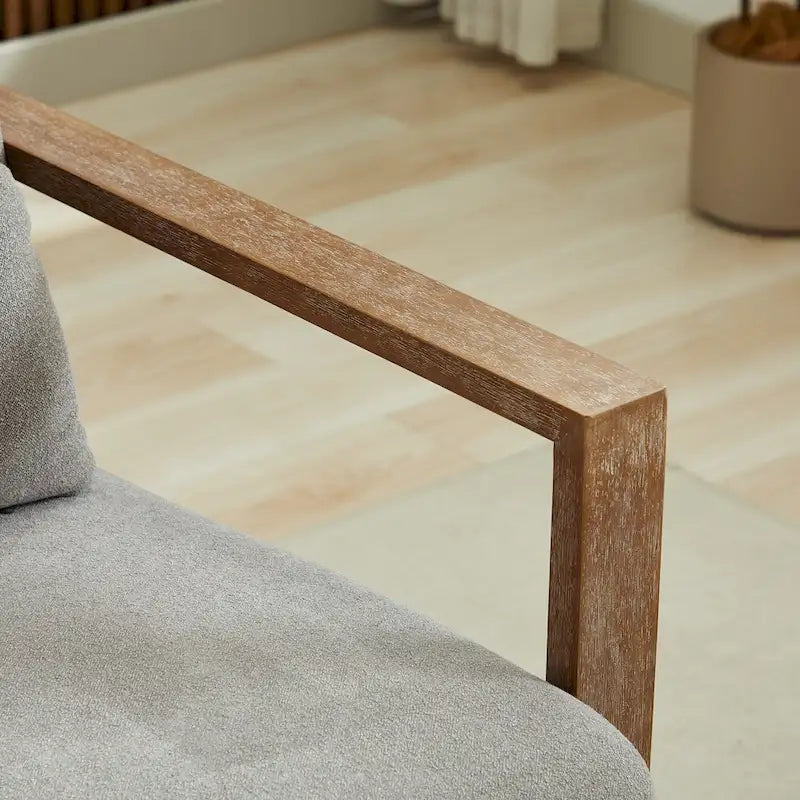 30.31   Linen Blend Upholstered 360 Swivel Accent Chair