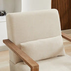 30.31   Linen Blend Upholstered 360 Swivel Accent Chair