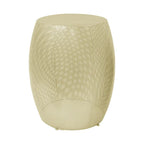 Christopher Knight Home Round Metal Hollow 2 PCS Side Table Set - 16.5   L x 16.5   W x 20.75   H