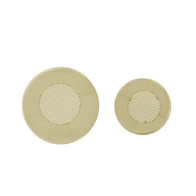 Christopher Knight Home Round Metal Hollow 2 PCS Side Table Set - 16.5   L x 16.5   W x 20.75   H