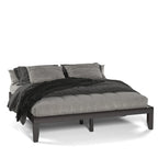 Costway King Size 14   Wooden Bed Frame Mattress Platform Wood Slats