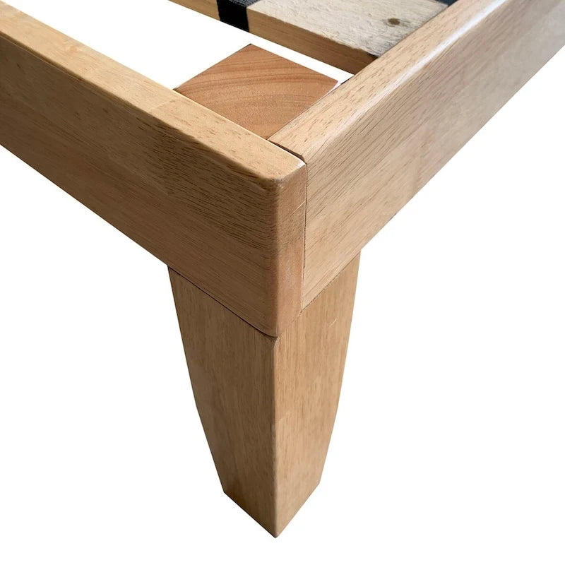 Costway King Size 14   Wooden Bed Frame Mattress Platform Wood Slats