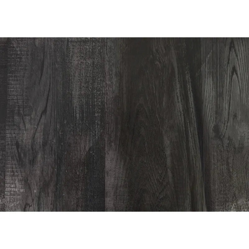 Modern Reclaimed Black TV Stand for 55   TVs with Cabinets and Shelving Wood Entertainment Unit - 23.75H x 59W x 15.5D