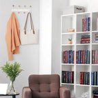 1 Pcs Coat Rack Wall Mount, Metal Wood Coat Hook, Hat Rack, Wall Hooks