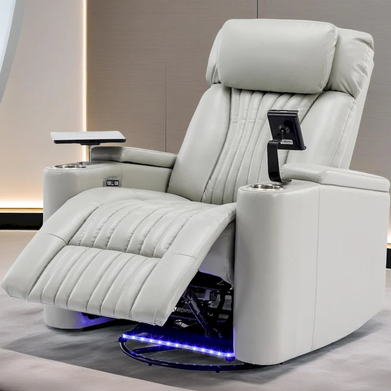 Multifunctional 270 Swivel Home Theater Power Recliner