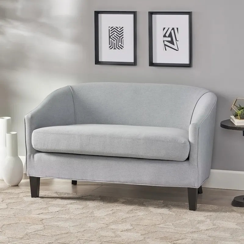 Justine Fabric Loveseat by Christopher Knight Home