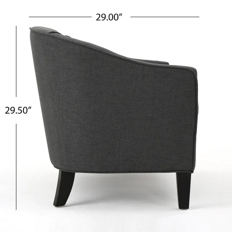 Justine Fabric Loveseat by Christopher Knight Home