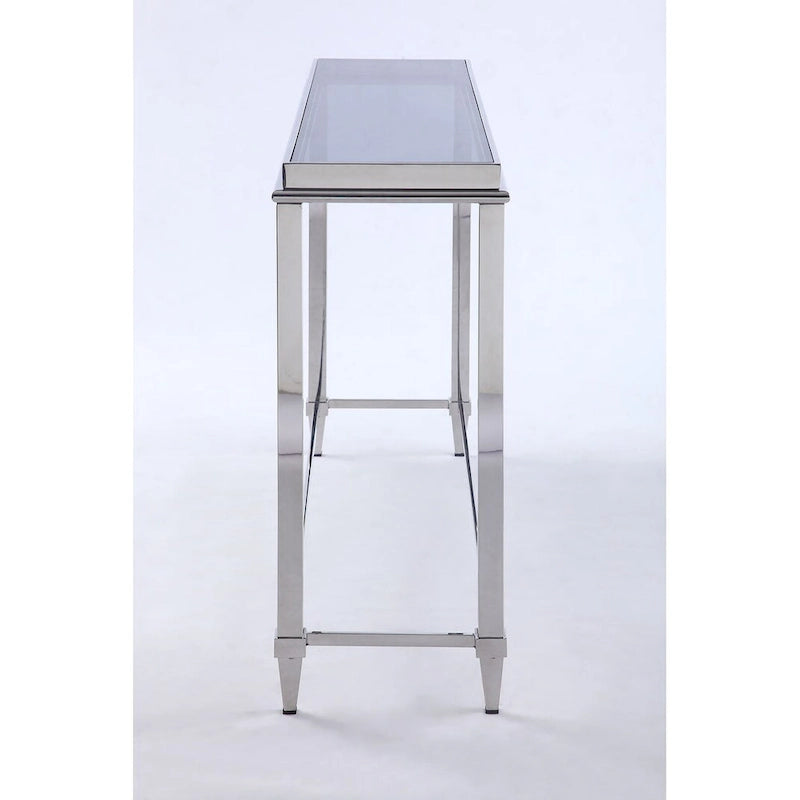 Somette Sofa Table with Glass Top