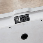 Farmhouse Reimagined 3-Drawer Night Stand with Charging Station