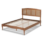 Carson Carrington Banga Wood and Synthetic Rattan Platform Bed