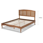 Carson Carrington Banga Wood and Synthetic Rattan Platform Bed