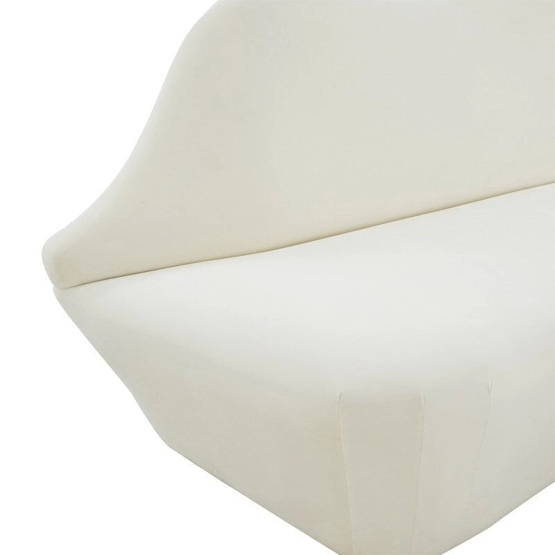 Canapé Lips Velvet - 67,7 cm L x 29,1 cm P x 36 cm H