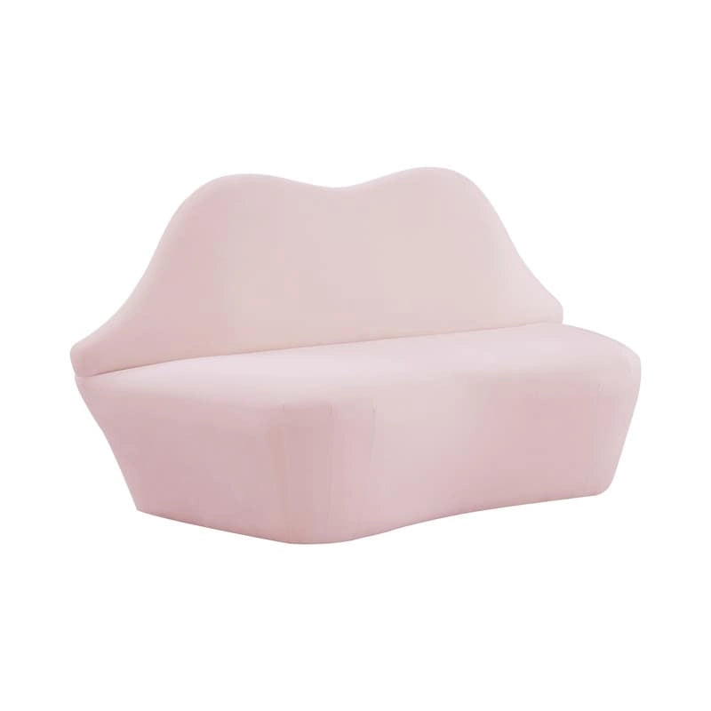 Canapé Lips Velvet - 67,7 cm L x 29,1 cm P x 36 cm H