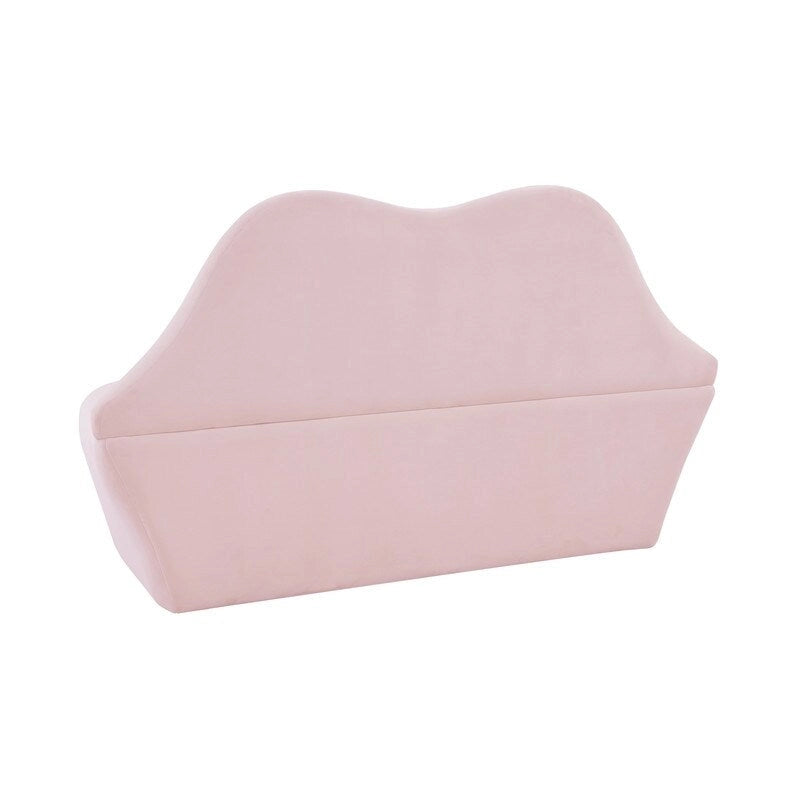 Canapé Lips Velvet - 67,7 cm L x 29,1 cm P x 36 cm H