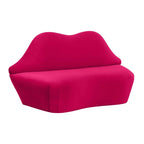 Canapé Lips Velvet - 67,7 cm L x 29,1 cm P x 36 cm H