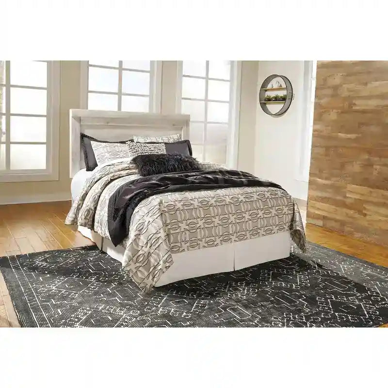 Signature Design by Ashley Bellaby Panel Headboard - Whitewash