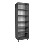 24   x 84   Utility Cabinet-Four Door-Grey - 24 x 84 x 23 3/8