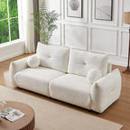 Lamb's wool 2-seater sofa