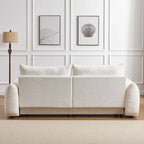 Lamb's wool 2-seater sofa