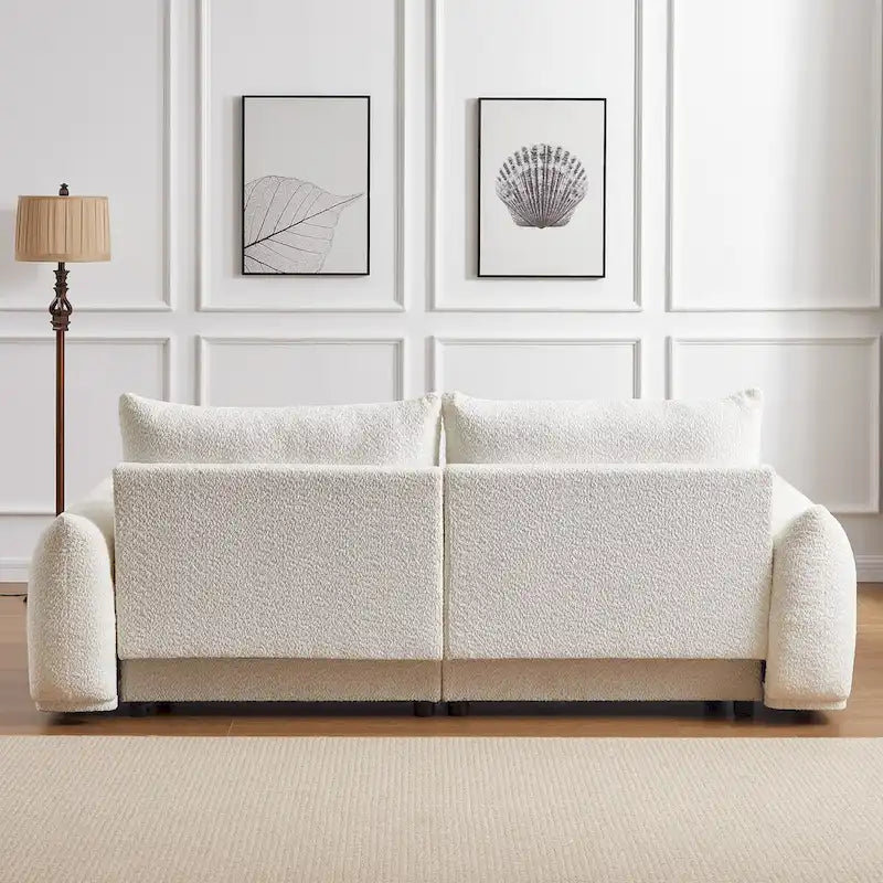 Lamb's wool 2-seater sofa