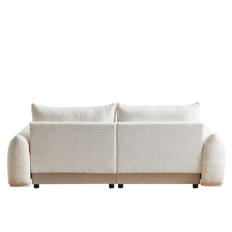 Lamb's wool 2-seater sofa