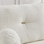 Lamb's wool 2-seater sofa