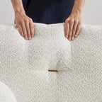 Lamb's wool 2-seater sofa