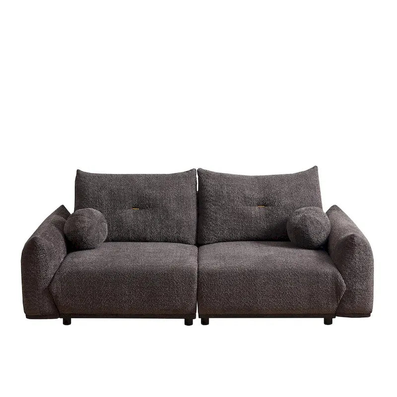 Lamb's wool 2-seater sofa