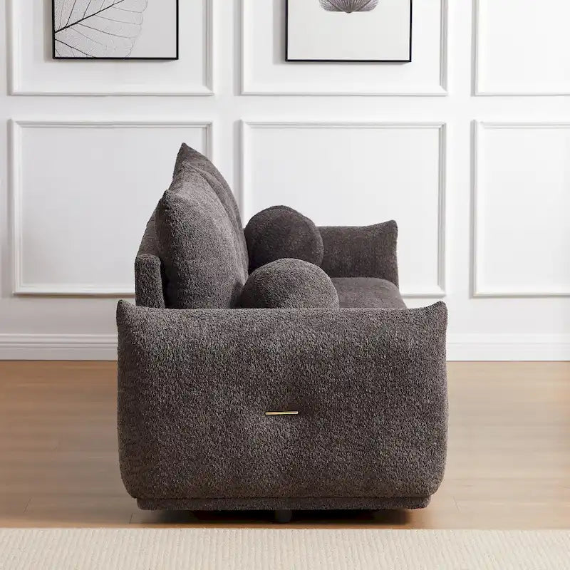 Lamb's wool 2-seater sofa