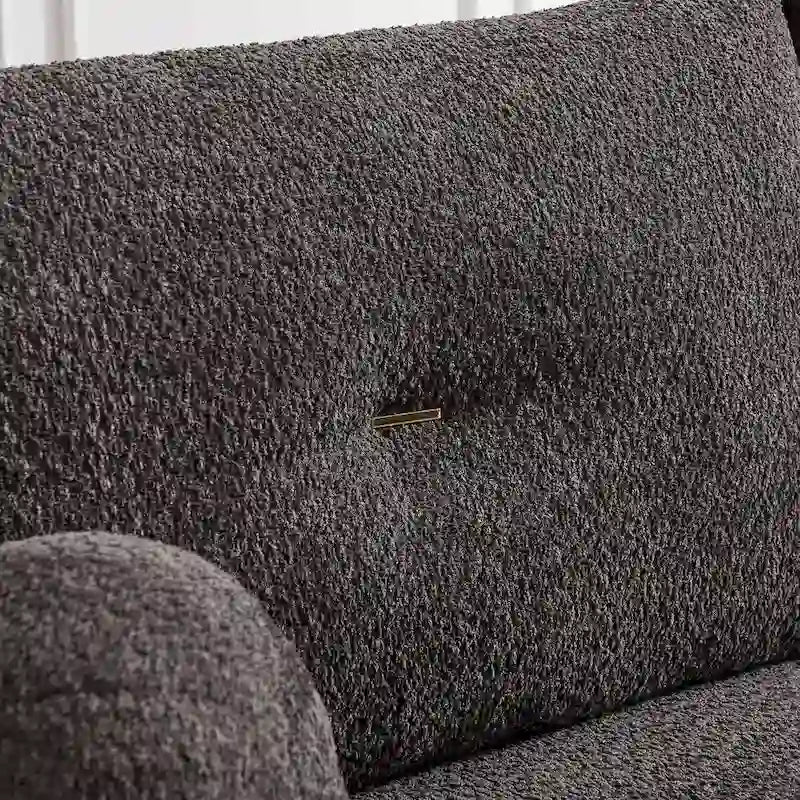 Lamb's wool 2-seater sofa