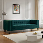 Viola Velvet Cushion 3-Seater Sofa Couch by Christopher Knight Home
