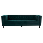 Viola Velvet Cushion 3-Seater Sofa Couch by Christopher Knight Home