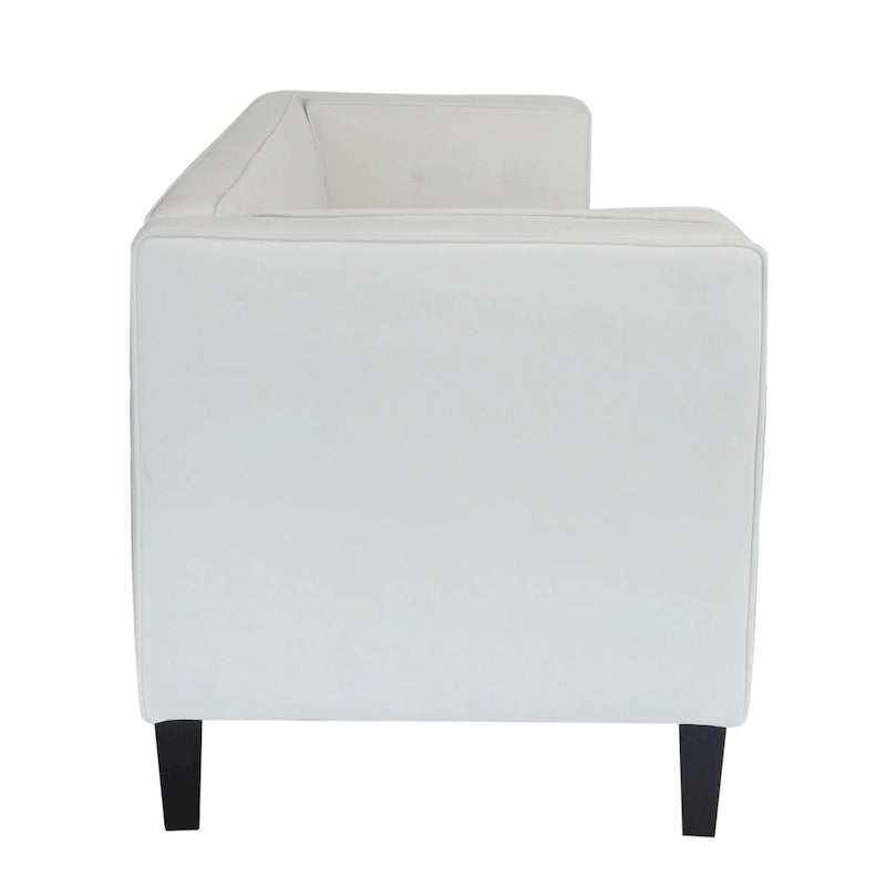 Viola Velvet Cushion 3-Seater Sofa Couch by Christopher Knight Home