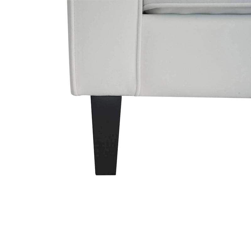 Viola Velvet Cushion 3-Seater Sofa Couch by Christopher Knight Home