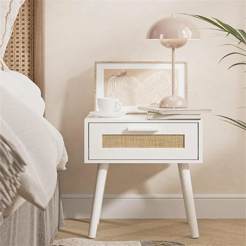 Bedroom Nightstands Wooden Night Stands - 11.81  D x 15.35  W x 19.69  H