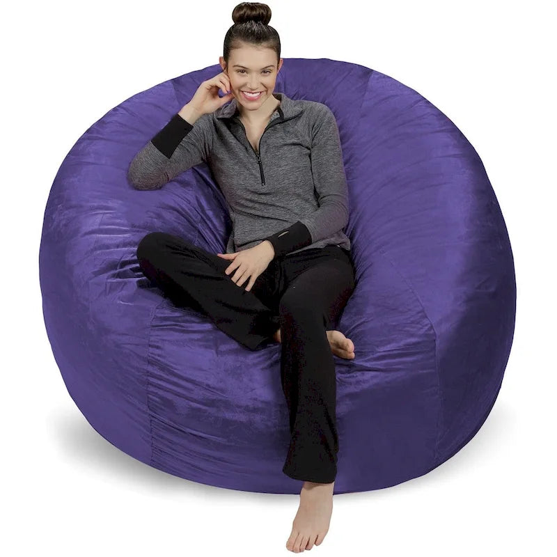 6-foot Memory Foam Bean Bag Chair