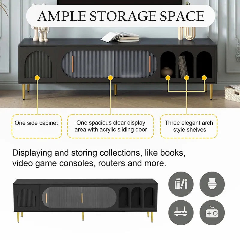 Modern TV Stand for 70   Inch TV for Living Room